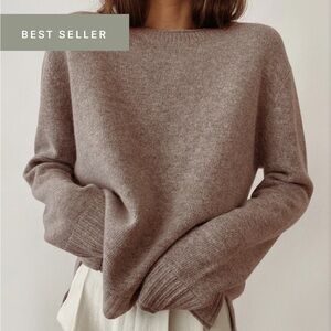 Jenni Kayne Everyday Sweater in Taupe